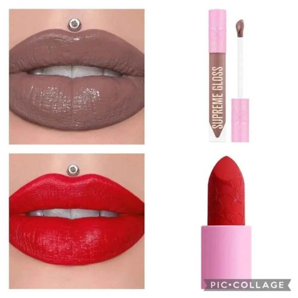 NIB Jeffree Star 1 Supreme Gloss Lip Gloss and 1 Velvet Trap Lipstick